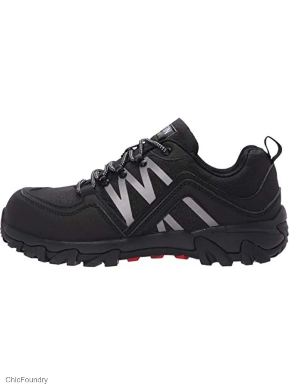 Men's Steel Toe Safety Work Shoes Slip-Resistant Oxford & Synthetic Leather